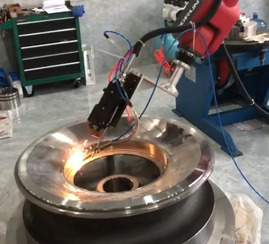 葉輪內(nèi)壁熔覆